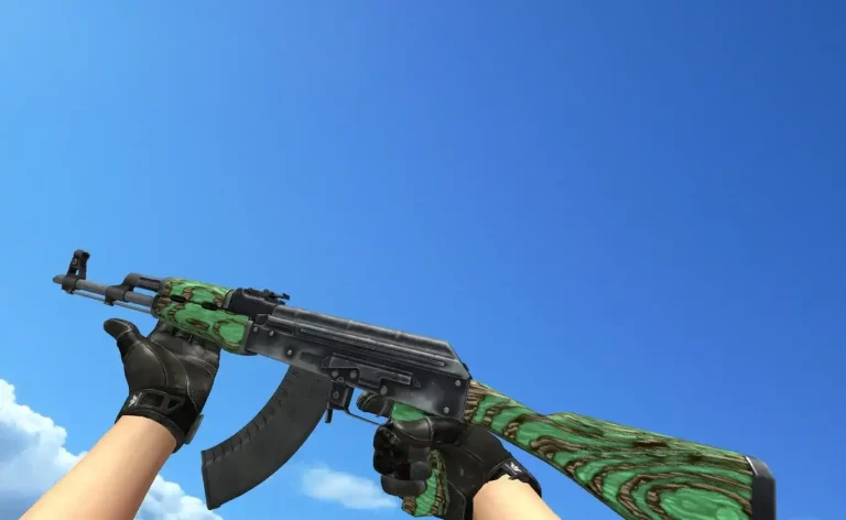 «AK-47 | Зелёный глянец (Green Laminate)» для CS 1.6