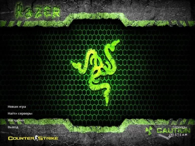 Главное меню CS 1.6 razer