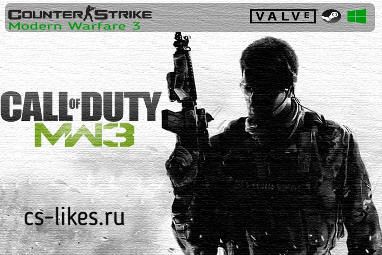 Главное меню CS 1.6 Modern Warfare 3