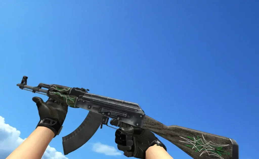 «AK-47 Изумрудные завитки» для CS 1.6