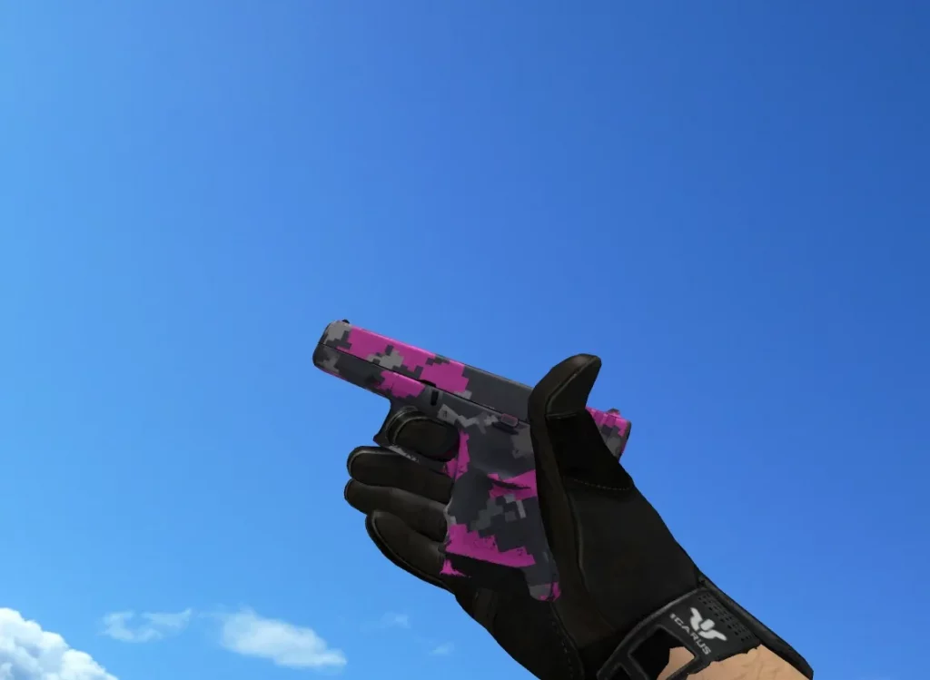 «Glock-18 | Пиксельный камуфляж «Розовый» (Pink DDPAT)» для CS 1.6