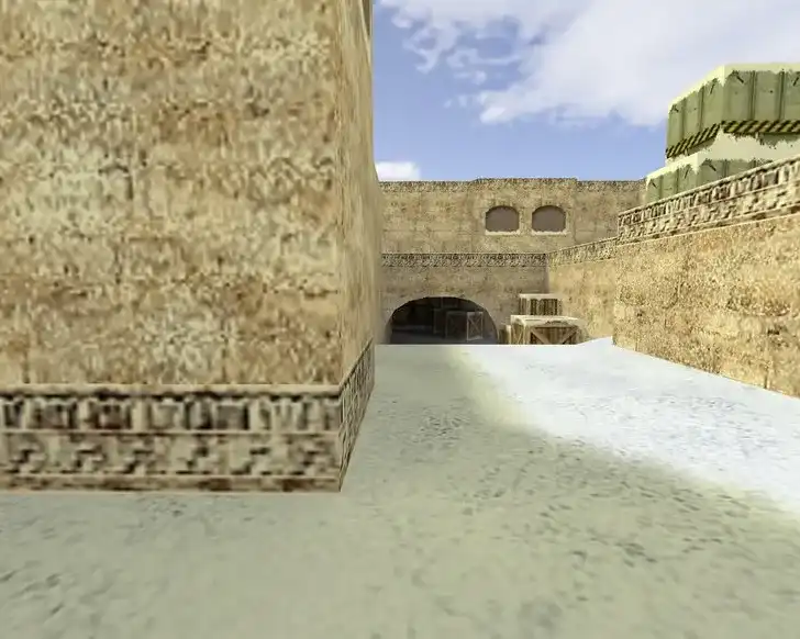  «de_dust2_2x2_snow» для CS 1