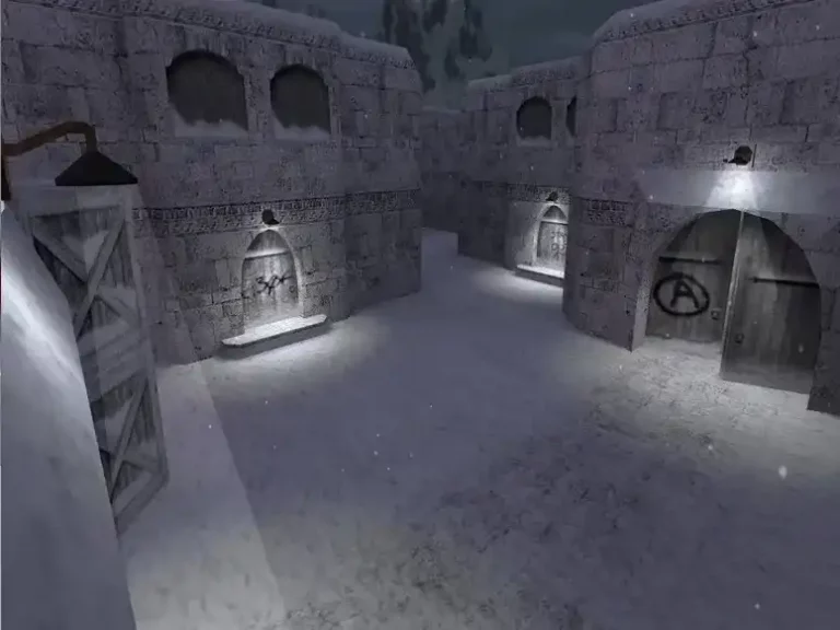  «de_dust2_2x2_winter16» для CS 1