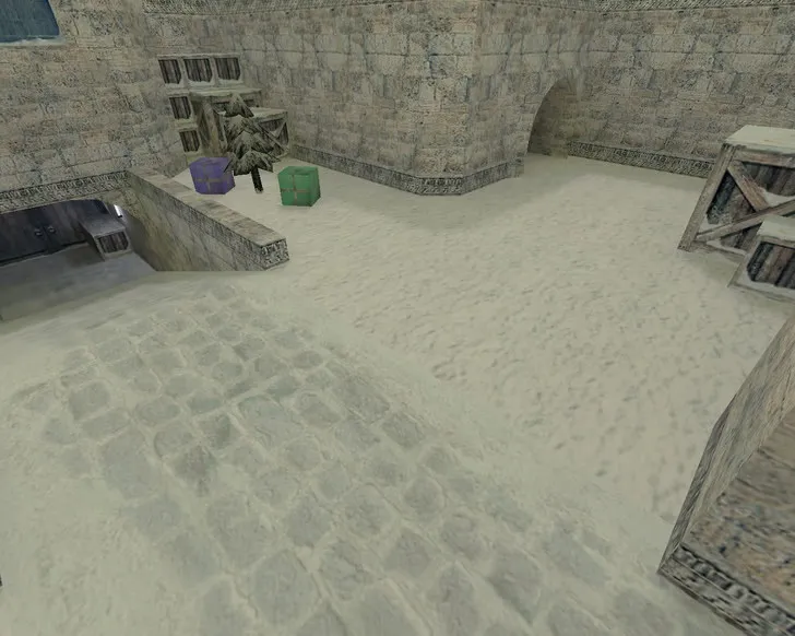  «de_dust2_xmas» для CS 1