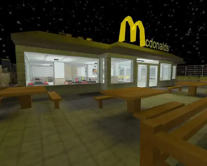 Карта «cs_mcdonalds» для CS 1.6