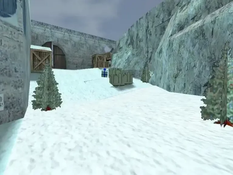  «de_dust2_christmas» для CS 1