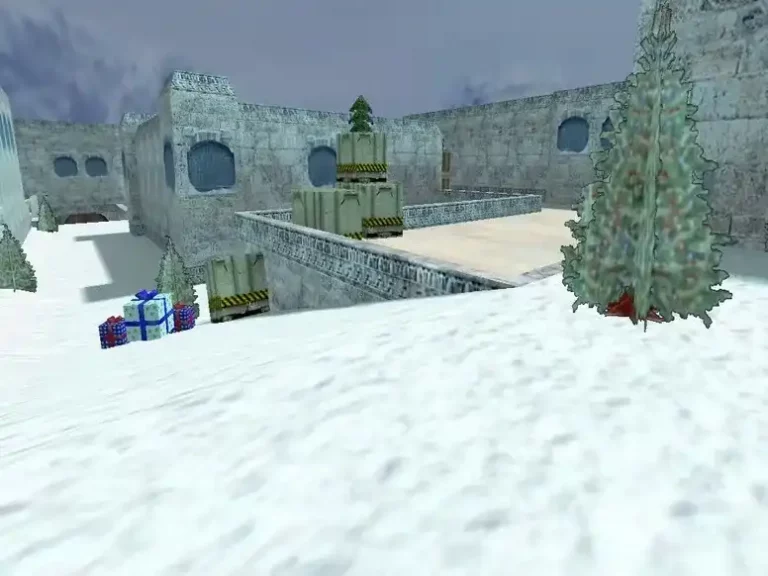  «de_dust2_christmas» для CS 1