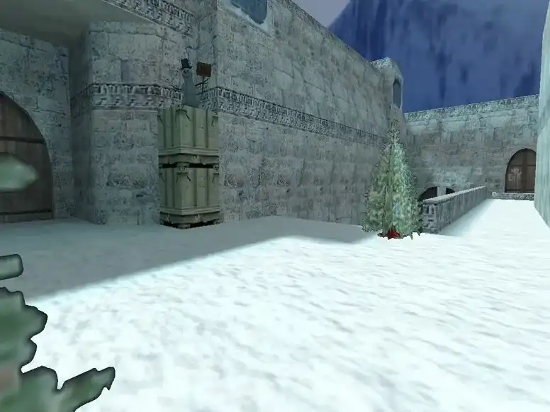 Карта «de_dust2_christmas» для CS 1.6