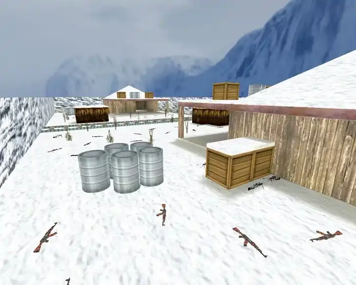 Карта «aim_snow» для CS 1.6