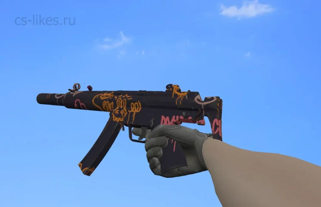 «MP5-SD Неоновый аэрозоль» для CS 1.6